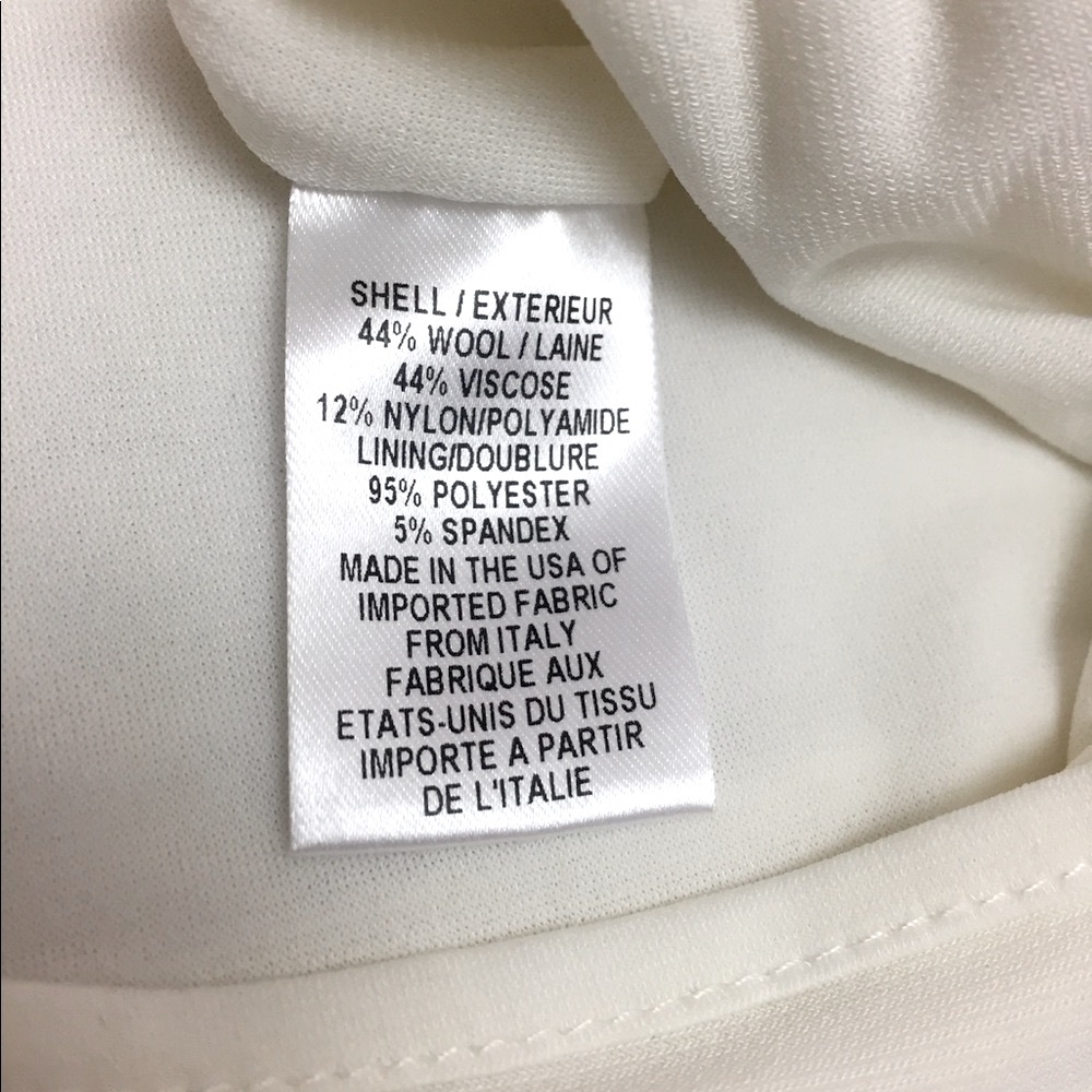 Milly of New York Ivory Wool Blend Dress - Picture 2 of 4